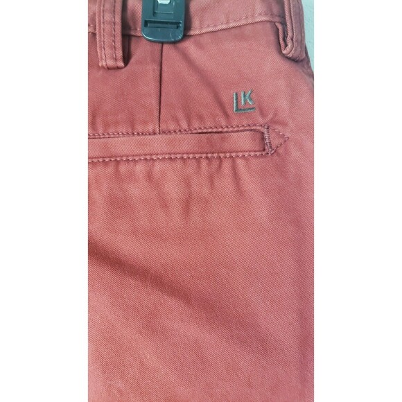 Life Khaki Mens Chino Pants Rust Relaxed Straight SZ 34X30 - Picture 4 of 8